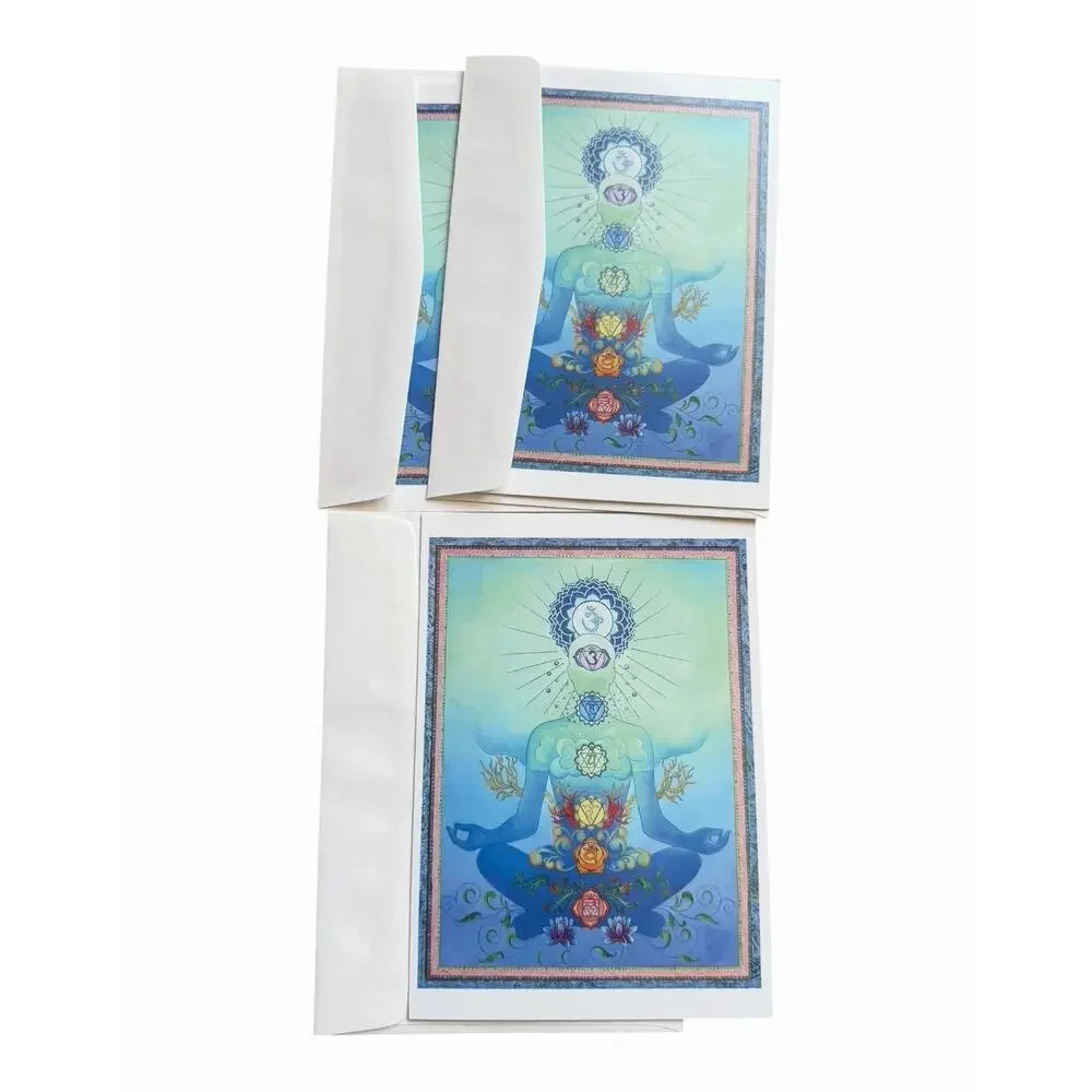 Paul Heussenstamm Chakra Greeting Card Set Blank Art Cards Meditation Spiritual